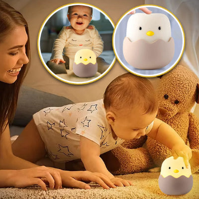 Veilleuse bebe poussin amusant