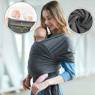 Écharpe de portage cocon gris