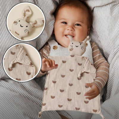 Doudou bébé câlin doux coeur