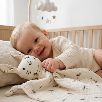 Doudou bebe paisible bleu