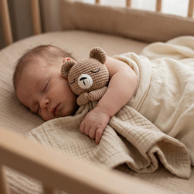 Doudou bebe tricot paisible