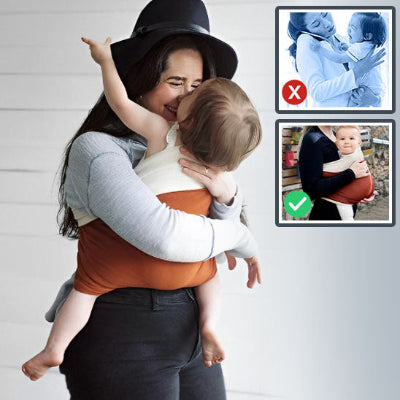 Echarpe de portage souple bebe