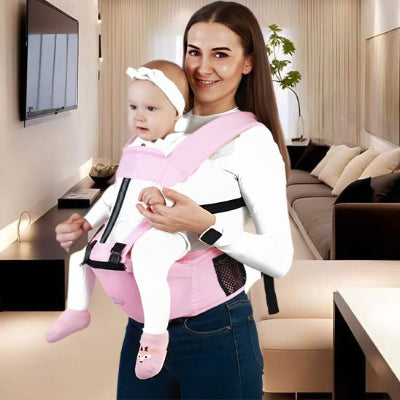 Porte bebe rose ventral