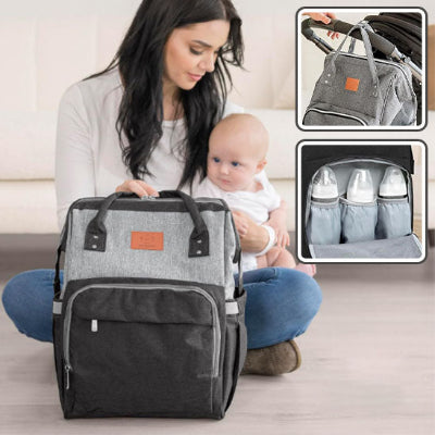 Sac à langer organisateur gris