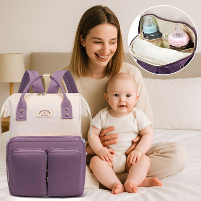Sac à langer prestige violet