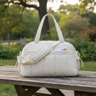 Sac à langer pureté beige