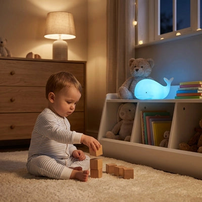 Veilleuse bébé complices bleu