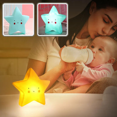 Veilleuse bébé étoile bleu