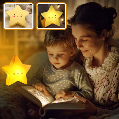 Veilleuse bébé étoile jaune