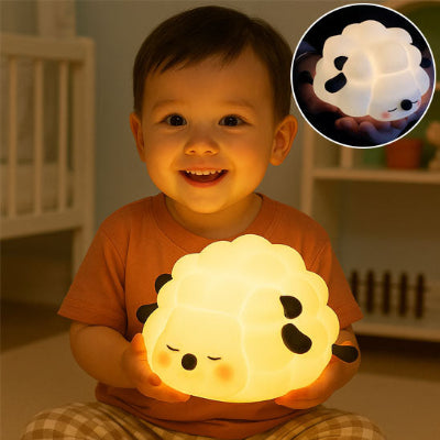 Veilleuse bébé mouton rigolo