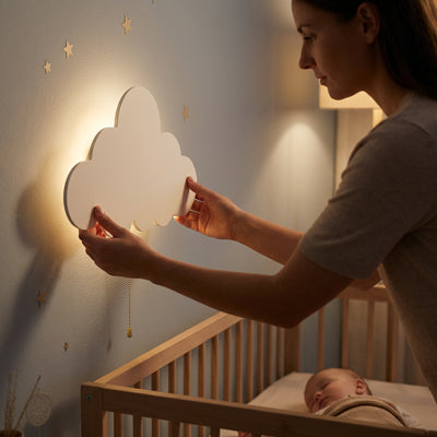 Veilleuse bébé murale nuage merveille