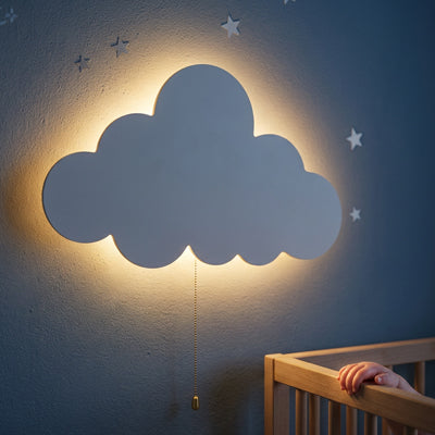 Veilleuse bébé murale nuage tamisée