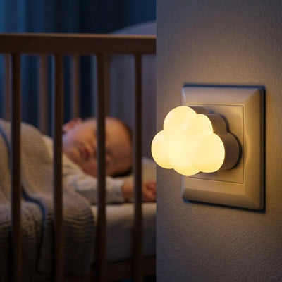 Veilleuse bébé murale quiétude blanc