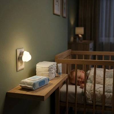 Veilleuse bébé murale quiétude nuage
