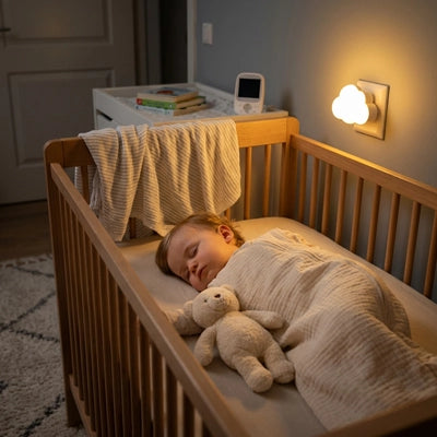 Veilleuse bébé murale quiétude paisible