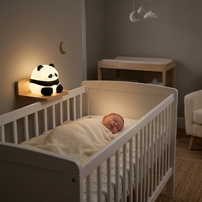 Veilleuse bébé panda durable