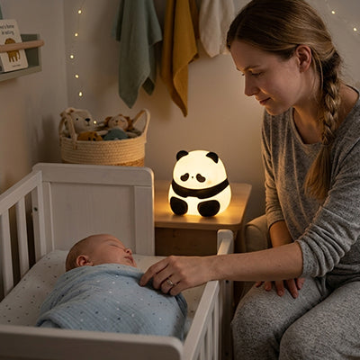 Veilleuse bébé panda petit