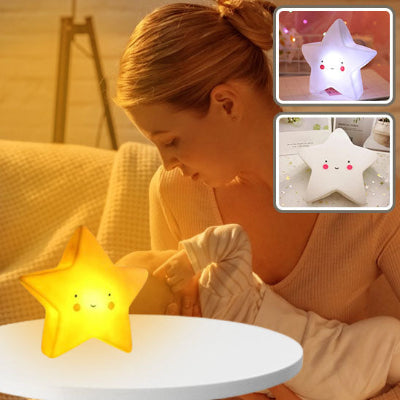 Veilleuse bébé étoile blanche