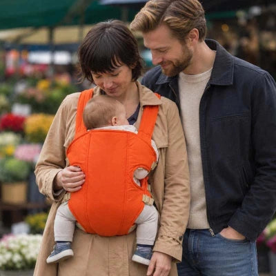 porte bébé liberté avec papa et maman